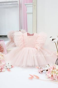 Birthday baby dress Blush baby dress Toddler dress Baby dress with feathers Short baby dress Puffy baby dress First birthday dress  Girl birthday dress Baby girl birthday Flower girl dress  Ostrich feathers baby dress  Birthday girl dress  Birthday baby dress Christmas baby dress Baby dressThis is WOW beautiful short puffy baby girl dress with feathers have very original fashionable design and made of high-quality tulle will be perfect for any celebration... birthday, wedding, parties, Christmas First Birthday Fairy Dress With Tulle And Ruffles, First Birthday Tulle Fairy Dress With Ruffles, First Birthday Fairy Dress With Ruffles And Tulle, Tulle Fairy Dress With Ruffles For First Birthday, Elegant Ruffled Tutu Dress For First Birthday, Pink Ruffled Fairy Dress For Baptism, Pink Tulle Dress With Feathers, Pink Feather Trim Wedding Dress, Princess Style Tutu Dress With Feather Trim For Party