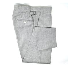 Signature CKC trousers featuring woven Italian wool with a 2 inch wide waistband. Christopher Korey, Mesh Trousers, Perfect Blue, Flatlay Styling, Fun Pants, Blue Trousers, Stone Grey, Suits And Jackets, Mens Fashion Casual Outfits