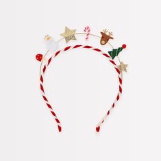 Make your Christmas hair look amazing with our festive headband with velvet ribbons and festive felt and leatherette icons. Felt Candy, Felt Reindeer, Felt Mushroom, Festival Headband, Christmas Hair Accessories, Crown Gold, Metal Headband, Pink Felt, Candy Cane Christmas