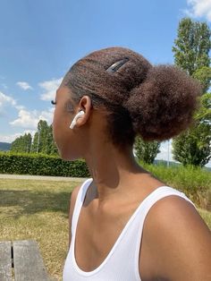 Bun With 4c Hair, Low Bun On Short 4c Hair, 4c Hair Low Bun, Sleek Bun 4c Hair, High Bun 4c Natural Hair, Healthy 4c Hair Aesthetic, Natural Hair Inspo 4c, Low Bun 4c Natural Hair, Low Bun 4c Hair