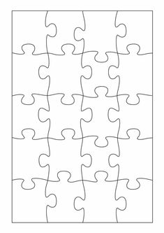 the missing piece of a puzzle is shown in black and white, with one missing piece