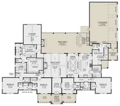 the floor plan for this house shows all the living areas and dining room, as well as