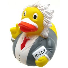 Albert Quackstein Einstein Badeente Quietscheente Gummiente Yarto Rubber Duck Bathroom, Philosophy Of Science, Modern Physics, Duck Bill, Theory Of Relativity, Bath Time Fun, E Mc2, Quantum Mechanics, Yellow Duck