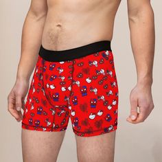 Spider kitty Men's Boxers, Character underwear – WAHUP Official Webstore Red Stretch Multi-pack Boxer Briefs, Breathable Fitted Cotton Boxer Briefs, Red Stretch Breathable Boxer Briefs, Red Fitted Cotton Boxer Briefs, Fitted Red Cotton Boxer Briefs, Hello Kitty Boxers, Spider Kitty, Men's Boxers, Mens Boxers