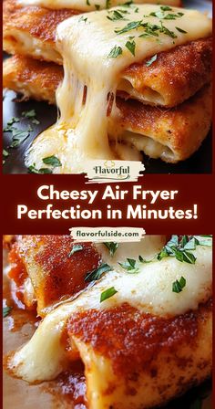 cheesy air fryer perfection in minutes is the perfect appetizer for any occasion