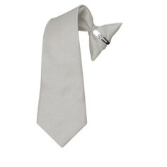 Our poly woven Boy's Clip On Neck ties offer the perfect blend of quality, affordability and style. Dress to impress for a fraction of the cost. Don't have enough time to spend to tie a knot? Our solid poly Clip On ties combine the look of a traditional solid tie with the ease and convenience of a Clip On. Clip On neck tie comes in different colors and different sizes: 8 Inch x 2.5 Inch, 11 Inch x 2.5 Inch, 14 Inch x 2.5 Inch. Classic Business Suit And Tie Accessories With Adjustable Ties, Adjustable Bow Tie For Business, Silver Ties For Black Tie Occasions, Adjustable Silver Ties For Black Tie Events, Classic Solid Color Adjustable Tie, Classic Solid Ties With Adjustable Feature, Classic Adjustable Standard Tie, Classic Silver Tie, Classic Solid Color Cheap Ties