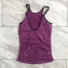 Lulu Lemon Women's Ribbed 'Magenta' Tank Top Pre-Owned Size In Photos Top Is Pre-Owned But In Good Condition. Factory Tags Removed. Lululemon Collection, Lulu Lemon, Photo Colour, Lululemon Athletica, Lemon, Tank Top, Womens Tops, Tank Tops, Tags