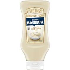 mayonnaise in a bottle on a white background