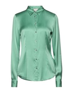 Satin No appliqués Basic solid color Front closure Button closing Long sleeves Buttoned cuffs Classic neckline No pockets Solid Color Shirt, Shirts Blouses, Dress Making, Clothing And Shoes, Shirt Blouses, Bag Accessories, Womens Shirts, Long Sleeves, Solid Color