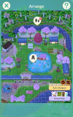 an animal crossing game is shown in this screenshot from the app, which features animals and