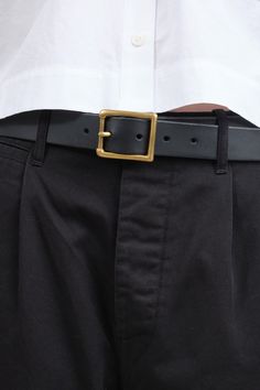 Expertly crafted and dyed by hand, this Italian leather belt features a 1.25" width and a square buckle made of aged solid brass. The buckle is carefully hand-tooled for a unique, high-quality finish. Fun Mail, Buckle Belt, Italian Leather, Leather Belt, Belt Buckles, Solid Brass, Buckle, Thing 1, Brass