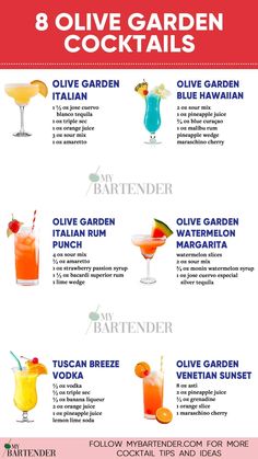 the 8 best ways to use olive garden cocktails for your next summer party info