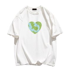 Celebrate Earth Day every day with our thoughtfully crafted designs, inspired by the beauty and diversity of our planet. From lush forests to vast oceans, our tees encapsulate the essence of nature's wonders. 🌿 Join the movement towards a greener future by wearing your passion for the planet proudly. With every purchase, you're not just buying a tee – you're advocating for sustainability and environmental awareness. Let your outfit speak volumes as we unite to protect our precious Earth. 🌍 Upg White Screen Print Top For Earth Day, Green Cotton T-shirt For Earth Day, Green Short Sleeve Eco-friendly T-shirt, Green Eco-friendly Crew Neck T-shirt, Eco-friendly Green Crew Neck T-shirt, Eco-friendly White Graphic Print T-shirt, Green Short Sleeved Eco-friendly T-shirt, Eco-friendly Graphic Print T-shirt For Summer, Eco-friendly Short Sleeve White Tops