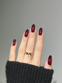 Shop our Influencers' top picks on Amazon Vampire Nails, Drip Nails, Red Nail Designs, Burgundy Nails, Prom Nails, Chic Nails, French Manicure, Ombre Nails