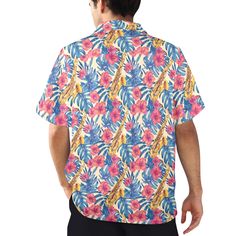 .title { font-size: 18px; } .title1 { font-size: 14px; } .list { background-position: left 10px; } Men's Hawaiian Shirt with Chest PocketType: 95% Polyester, 5% Spandex, for Men - 9.10 Oz. Personalized and stylish for fashion men.- Made from 95% polyester and 5% spandex, lightweight and comfortable.- Regular fit with short sleeves, perfect top for summer wearing.- Each panel is cut and sewn together to ensure a flawless graphic.- Complete with V-neck and side slits. - One chest pocket is feature Tropical Hawaiian Shirt With All Over Print, Collared Beach Camp Shirt With All Over Print, Collared Beach Camp Shirt With All-over Print, Collared Camp Shirt With All Over Print For Beach, Tropical Hawaiian Shirt With All Over Print For Vacation, Tropical Collared Hawaiian Shirt With Hibiscus Print, Printed Collared Tropical Hawaiian Shirt, Tropical Printed Collared Hawaiian Shirt, All Over Print Hawaiian Shirt For Vacation