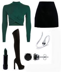 Hogwarts Outfits Slytherin, Slytherin Party Outfit, Slytherin Girl Outfit, Cute Slytherin Outfits, Slytherin Wardrobe, Slytherin Shoes, Slytherin Dresses, Slytherin Outfit Ideas, Slytherin Inspired Outfits