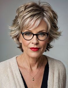 Hairstyles For Round Faces Over 50, Short Curly Gray Hair Over 50, Grey Hairstyles, Kort Bob, Over 60 Hairstyles, Hairstyles For Women Over 60, Short Shag Hairstyles, Curly Short