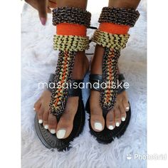 100% handmade using leather and fine beads. Masai beaded sandals are made using the pure original leather and quality African beads.They are inspired by the Masai community They are perfect for any occasion. True to size. We ship worldwide. Feel free to send me a convo for any clarifications Bohemian Embellished Adjustable Sandals, Bohemian Adjustable Embellished Sandals, Traditional Beaded Barefoot Sandals With Single Toe Strap, Bohemian Beaded T-strap Sandals For Vacation, Adjustable Embellished Sandals For Festival, Traditional Beaded Sandals For Festivals, Traditional Handmade T-strap Sandals For Festival, Adjustable Beaded Toe Ring Sandals, Adjustable Beaded T-strap Sandals For Vacation