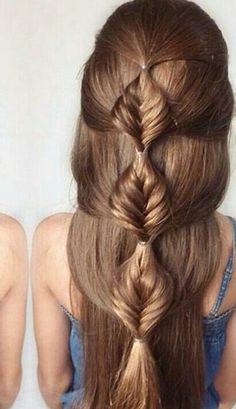 27 Most Beautiful Braided Hairstyles Fishtail Braid, Cool Braid Hairstyles, Fish Tail Braid, Hair Dos, Pretty Hairstyles, Up Hairstyles, Kids Hairstyles, Hair Hacks