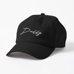 Features -The relaxed polo-style cap that isn't just for dads anymore -Unstructured, medium-to-high-profile crown with slightly curved bill -Buckle closure for adjustable fit -100 cotton in all colors except beige (81/19 cotton/rayon), fabric weight 7 oz. / 240 gsm -Five-panel design with double-wide front panel for seamless printing -Printed in, and shipped from, the USA -Sized for ages 13+ -Spot clean with damp cloth. Classic Daddy Urban Black Six-panel Dad Hat, Black Six-panel Dad Hat For Streetwear, Black Cotton Dad Cap, Black Brimmed Dad Hat, One Size, Double Wide, Caps For Sale, Panel Design, Dad Hats, All The Colors