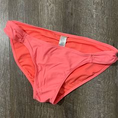 Old Navy Salmon Colored Bikini Bottoms | Size: Large | Never Worn Pink Fitted Bottoms For Beach Party, Pink Summer Swimwear Briefs, Pink Brief Swimwear For Summer, Pink Brief Swimwear For Beach Season, Pink Brief Swimwear For Poolside, Pink Stretch Swimwear Briefs, Pink Stretch Brief Swimwear, Salmon Color, Navy Pink