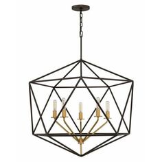 Hinkley Astrid Open Frame Chandelier - Large 3025MM Coastal Lighting Cage Chandelier, Transitional Chandeliers, Elegante Y Chic, Foyer Pendant, Hinkley Lighting, 5 Light Chandelier, Dimmable Lamp, Inner Light, Chandelier For Sale