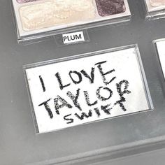 i love taylor swift eyeshades are on display