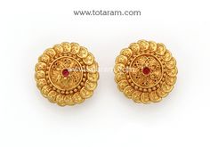 22 karat gold "lakshmi kasu" earrings for women with beads - 235-GER14391 - in 7.550 Grams for USD $911.81 USD. 
Made in India by Totaram Jewelers Online this product is in Gold - 22 Karat BIS Hallmark 916 Gold  & is an excellent gift for Adult - Women. Ships fully insured with secured guaranteed delivery for free with your order over $250 from New Jersey USA & comes with 30 days exchange policy. Lakshmi Kasu Earrings Gold, 22k Gold Traditional Jhumkas For Anniversary, Traditional 22k Gold Jhumkas For Anniversary, Temple Jewellery Earrings, 22k Gold Earrings, Delicate Gold Jewelry, Fancy Jewelry Necklace, 22k Gold Jewelry, Gold Earrings For Women