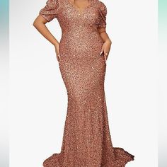 Glamorous Short Sleeve Maxi Dress For Wedding, Elegant Evening Dresses By Amazon, Fitted Amazon Maxi Dress, Amazon Fitted Maxi Dress, Fitted Short Sleeve Amazon Dress, Elegant Party Dresses By Amazon, Amazon Prom Dresses, Sparkly Short Dress, Asymmetrical Prom Dress