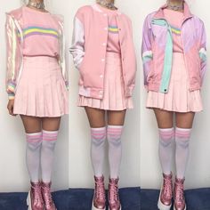 Cute Pastel Outfits, Pastel Outfits, Kawaii Fashion Outfits, Grunge Goth, Soft Grunge