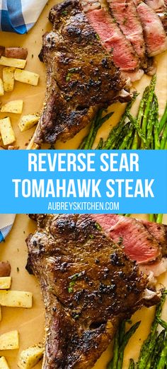 Reverse Sear Tomahawk Steak. Oven Tomahawk Steak, Tomahawk Steak Sous Vide