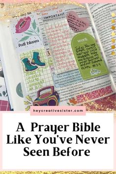 What is a Prayer Bible? xA Prayer Bible Like You’ve Never Seen Before Prayer Bible Tab Ideas, Bible Guide, Unanswered Prayers, Types Of Prayer, Prayer Bible, Faith Journaling, Walk With God, Learning To Pray