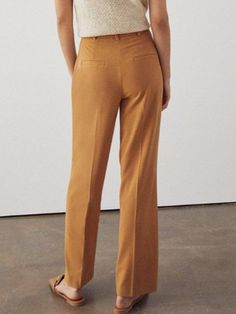 Casual Loosen Pants, Brown / S Pants Brown, Khaki Pants, Pants, Clothes, Trousers