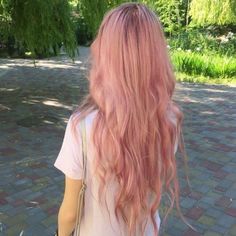 Long Pink Hair With Bangs, Pastel Hair Pink, Pastel Pink Hair, Haircut Styles, Light Hair Color, Hair Color Pink, Trendy Hair Color, Pastel Hair