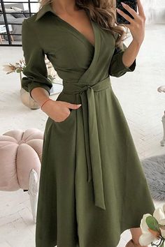 Details: Material: Cotton Style: Elegant, Fashion Pattern Type: Print, Solid Element: Patchwork, Frenulum Neckline: V Neck Silhouette: A Line Sleeve Style: Regular Sleeve Sleeve Length: Three Quarter Dresses Length: Mid Calf Clothing Length: Long Size(in) Bust Dresses Length Shoulder Width Sleeve Length S 35.4 49.2 14.2 17.3 M 37 49.6 14.6 17.7 L 37.8 50 15 18.1 XL 39.4 50.4 15.4 18.5 2XL 40.9 50.8 15.7 18.9 3XL 41.7 51.2 16.1 19.3 Tips:Due to the many variations in monitors, the color in the im Dressing Up Outfits, Prom Dresses With Lace, Classy Summer Dress, Elegant Wrap Dress, Dress For Prom, Southern Fashion, Quarter Sleeve Dress, Banquet Dresses, Tea Party Dress