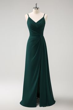 Fabric: Polyester. The fabric is comfortable for skin. Package Contents: 1x Women Dress. Occasion: Whether you are dressing it for a wedding party, prom, evening party or any other occasions, this party dress will be your lovely partner. Bridesmaid Dark Green Dresses, Dark Green Ball Dress, Hunter Green Bridesmaid Dresses, Dark Green Bridesmaid, Green Bridesmaid Dress, Dark Green Bridesmaid Dress, Green Spaghetti, Lovely Partner, White Bridesmaid