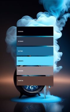 Blue Black White Color Palette, Blue And Black Color Scheme, Color Pallets With Blue, Cold Colour Palette, Instagram Color Palette Theme, Color Palette Men, High Contrast Color Palette, Blue Black Color Palette, Good Color Schemes