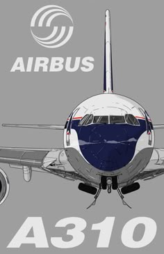 an airplane with the words airbus on it