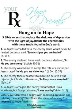 the bible verse for hope and hope