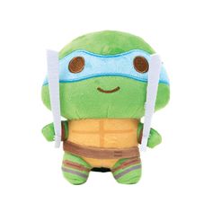 Dog Toy Squeaker Plush - Teenage Mutant Ninja Turtles Leonardo Full Body Sword Pose Blue Dog Toy Squeaky Plush Nickelodeon Nunchucks Poses, Mikey Pfp, Ninja Turtles Michelangelo, Teenage Mutant Ninja Turtles Leonardo, Mikey Tmnt, Ninja Turtles Leonardo, Leonardo Ninja Turtle, Nunchucks, Tmnt Turtles