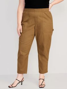 High-Waisted Pulla Utility Pants | Old Navy Stones Throw, Utility Pockets, Utility Pants, Back Patch, Comfy Casual, Petite Size, Belly Button, Summer Sale, Toddler Boys