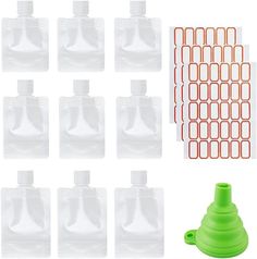 13 Pcs Travel Toiletry Containers, 9 Pcs Portable Spout Pouch with FunnelTravel Refillable Empty Squeeze Pouch Leakproof Cosmetic Containers for Lotion Shampoo Face Cream Hand Soap（ 30/50/100ml : Amazon.co.uk: Beauty Spout Pouch, Sun Lotion, Squeeze Pouch, Silicone Bottle, Packing Lists, Cosmetic Containers, Label Paper, Spray Bottle