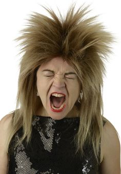 Tina Turner Costume, Jareth Labyrinth, Labyrinth Costume, 80s Rocker, Track Meet, Gym Ideas, Quality Wigs, Mom Hairstyles, Sporty Hairstyles