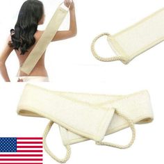 1X Bath Shower Back Exfoliating Scrubber Strap Loofah Spa Skin Body Sponge Brush Then this is for you! All in one back belt - with one side being made of the exfoliating, textured material and the other from soft microfiber material perfect for cleansing of the skin. Exfoliate and clean your skin, leaving it feeling smooth and refreshed. Do not use on broken skin, if any irritation occurs discontinue use. Size is approx 70 x 8 cm Package Includes: 1pc Back Scrubber   Note: 1. Some pictures look bigger, please refer to the exact item size. 2. Please note that due to lighting effects, monitor's brightness and contrast settings, the color of the products may vary slightly between our photos and the item actually received. 3. We thank you for your understanding. Shower Scrub Brush, Bath Sponges, Body Sponge, Natural Loofah, Shower Scrub, Loofah Sponge, Scrub Sponge, Shower Sponge, Bath Brushes