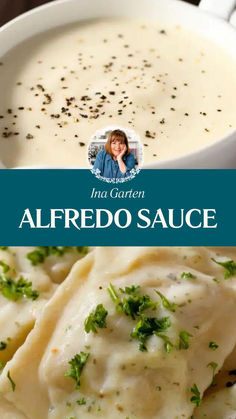 Ina Garten Alfredo Sauce Alfredo Sauce Cream Cheese, Alfredo Sauce Recipe Crockpot, Ida Garten Recipes, Best Alfredo Sauce With Cream Cheese, Ina Garten Recipe, Alfredo Sauce Recipe Authentic, Real Alfredo Sauce Recipe, Alfredo Sauce For A Crowd, Alfredo Sauce Homemade