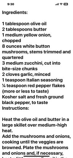 the instructions for how to make an easy recipe