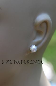 Freshwater pearl sterling silver stud earrings Gorgeous plump 8.5mm AA freshwater pearls are set in pure silver finished with comfortable sterling studs and oversized ear nuts. Silver Jewelry With Pearl Buttons As Gift, Silver Pearl Earrings For Bridesmaids, Earrings Bridesmaid, Earrings Pearl, Bridesmaid Earrings, Sterling Silver Studs, Pearl Studs, Sterling Silver Earrings Studs, Bridesmaid Gift