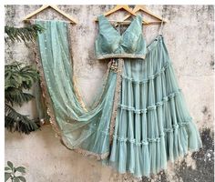 Designer Sky Blue net ruffle Indian Wedding Bridesmaid Readymade Lehenga Choli for Womenor girls Ruffled Skirt Top For Enhance your beauty Indian Wedding Bridesmaids, Kids Lehenga Choli, Bridesmaid Lehenga, Bridal Lengha, Mother Daughter Matching Outfits, Indian Lehenga Choli, Kids Lehenga, Lehenga Online, Net Lehenga