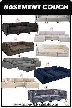 basement couch Wayfair Sectional Sofa, Pit Sofa