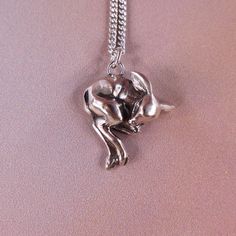 sleeping deer necklace by xanne fran Fawn Necklace, Foxes Necklace, Maker's Mark, Curb Chain, Makers Mark, Ring Necklace, 3 Weeks, Ring Shopping, Hallmark